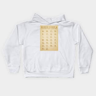 Morse Code Kids Hoodie